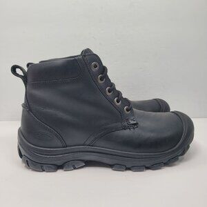 Keen Men's Black Leather Work Boots 1007680 US Size 7.5 Built in USA